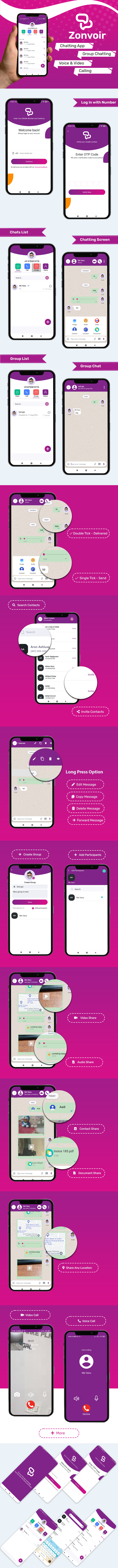 Android Chatting App Video/voice calls with Firebase | Sinch - 1