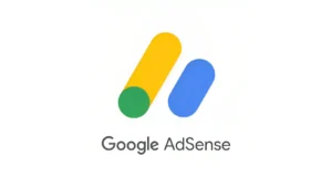 google ad sense logo and Text for website blog  