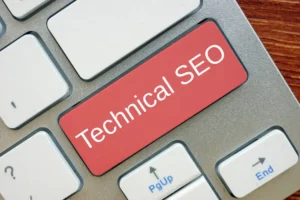 Technical concept of SEO optimization