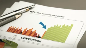 SEO key performance indicators concept