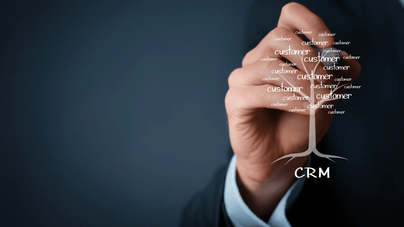 CRM development process, with developers collaborating on coding and designing CRM software.