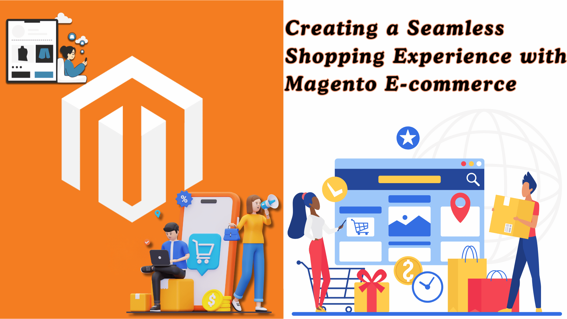 Shopping Experience with Magento E-commerce and hire developer