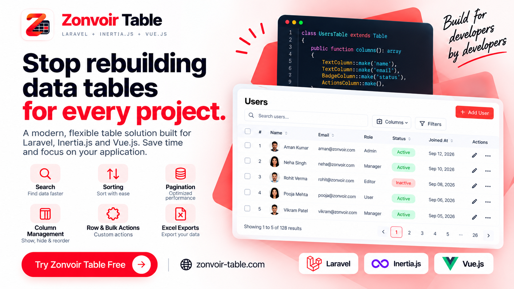 Why Laravel Developers Should Stop Building Data Tables From Scratch