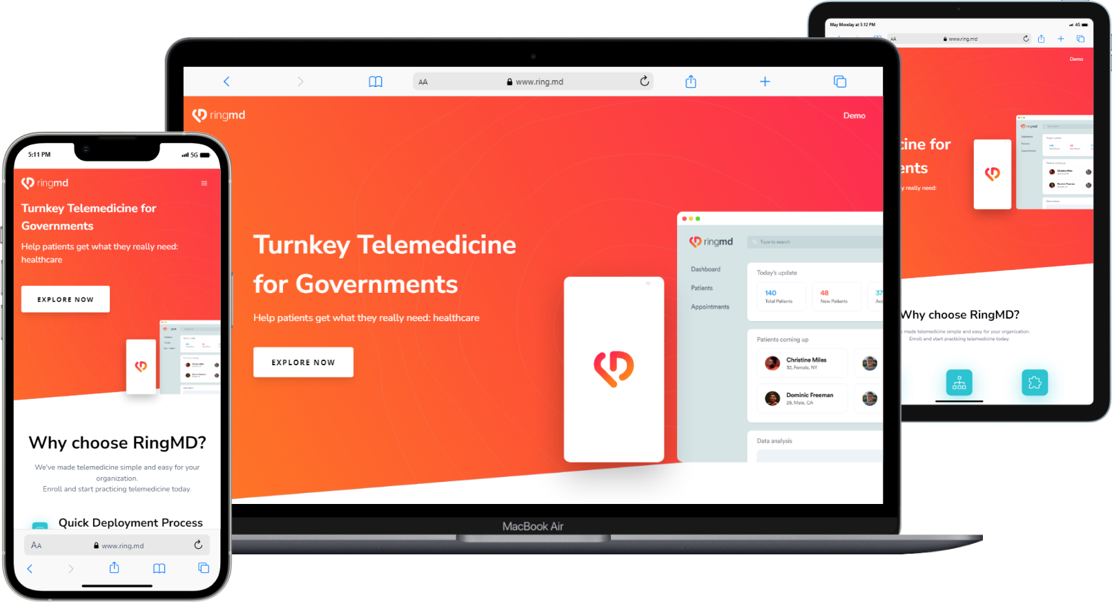 RingMD: Simplifying Telemedicine for Your Organization Objective